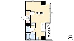 プリマベーラ ワンルームの間取図画像