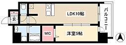 プレサンス大須観音駅前 1Kの間取図画像