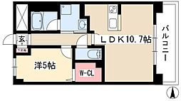 ナヴィリオパラッツォ 1LDKの間取図画像