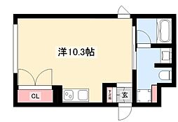 COZY菊井 ワンルームの間取図画像