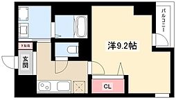 ArtizA浅間町 1Kの間取図画像