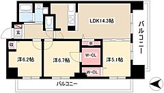 物件の間取り