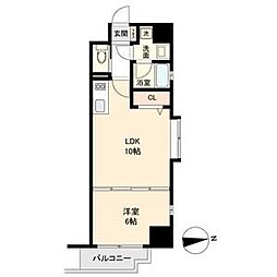 HF名駅北レジデンスEAST 1LDKの間取図画像