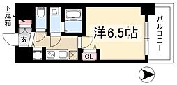 プレサンス大須プライマル 1Kの間取図画像