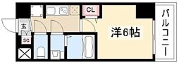 マキシヴ名古屋 1Kの間取図画像