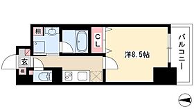 ヴェーラカーサウルバーナ  ｜ 愛知県名古屋市中区新栄1丁目25-9（賃貸マンション1K・8階・30.07㎡） その2