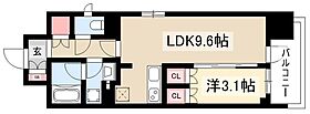 オーパスレジデンス名古屋ステーション  ｜ 愛知県名古屋市中村区亀島1丁目12-18（賃貸マンション1LDK・7階・35.28㎡） その2