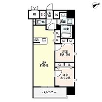 ザ・シンフォニア新栄THE SINFONIA SHINSAKAE  ｜ 愛知県名古屋市中区新栄2丁目37-9（賃貸マンション2LDK・10階・57.85㎡） その2