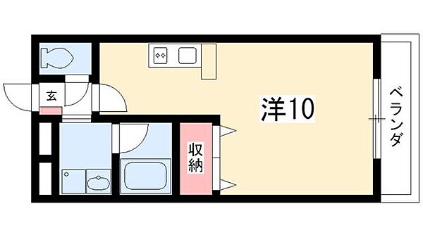 ジュエルズコート ｜愛知県名古屋市中村区千原町(賃貸マンション1R・3階・26.95㎡)の写真 その2