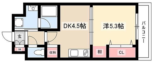 フォレスト9 ｜愛知県名古屋市千種区内山3丁目(賃貸マンション1DK・5階・33.57㎡)の写真 その2