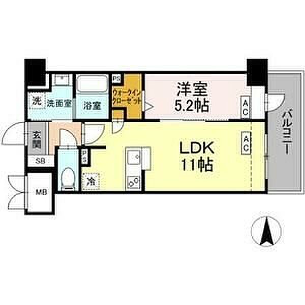 (仮)D-room亀島 ｜愛知県名古屋市中村区亀島2丁目(賃貸マンション1LDK・6階・40.12㎡)の写真 その2