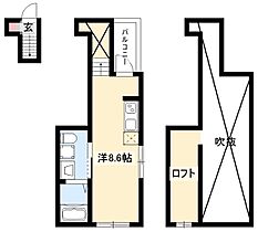 Pura Vidaナゴヤドーム前  ｜ 愛知県名古屋市東区大幸1丁目2-12（賃貸アパート1R・3階・22.21㎡） その2