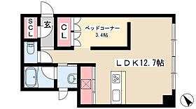 コレクション名駅III  ｜ 愛知県名古屋市西区則武新町4丁目4-21（賃貸マンション1LDK・2階・40.81㎡） その2