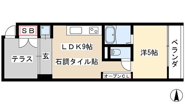 プリマヴェール名駅シュール ｜愛知県名古屋市西区名駅2丁目(賃貸マンション1LDK・2階・32.20㎡)の写真 その2