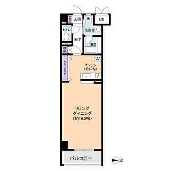 BPRレジデンス金山 ｜愛知県名古屋市中区正木3丁目(賃貸マンション1R・7階・45.54㎡)の写真 その2