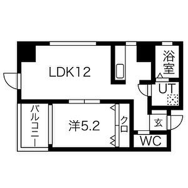 グランデ浄心 ｜愛知県名古屋市西区城西4丁目(賃貸マンション1LDK・4階・40.08㎡)の写真 その2