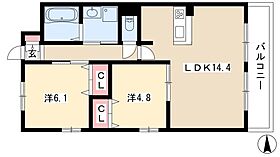 GRANDUKE 松原  ｜ 愛知県名古屋市中区松原2丁目9-22（賃貸マンション2LDK・6階・57.66㎡） その2