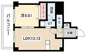 ベルカーサ西大須  ｜ 愛知県名古屋市中区大須1丁目21-47（賃貸マンション1LDK・4階・44.74㎡） その2