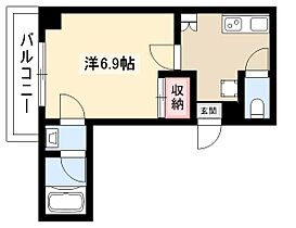 AXIS  ｜ 愛知県名古屋市中村区則武本通2丁目77-1（賃貸マンション1K・2階・24.30㎡） その2