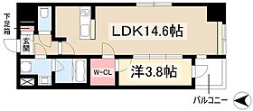 グリュック平和  ｜ 愛知県名古屋市中区平和2丁目2-20（賃貸マンション1LDK・8階・44.37㎡） その2