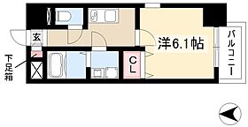 スカイホース  ｜ 愛知県名古屋市北区田幡2丁目13-31（賃貸マンション1K・7階・24.96㎡） その2