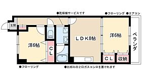 ベルウッド名駅  ｜ 愛知県名古屋市西区名駅2丁目25-21（賃貸マンション2LDK・5階・50.12㎡） その2