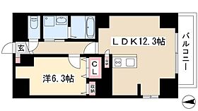 P-SQUARE Shumoku  ｜ 愛知県名古屋市東区橦木町3丁目51（賃貸マンション1LDK・12階・46.46㎡） その2