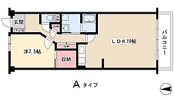 間取図画像 1LDK