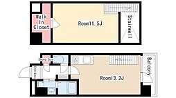 丸の内スクエア 7階1LDKの間取り