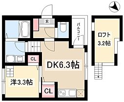 スカイキャッスルII 2階