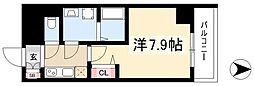 SHOKEN Residence名古屋<泉> 6階1Kの間取り