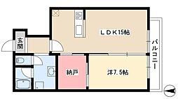 ヒラノマンション 4階/-