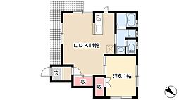 ローズコートII 1階