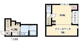 ロレイアム 1Kの間取図画像