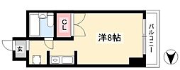 ブルーシャンピア芝川 ワンルームの間取図画像