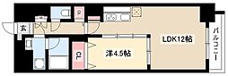 アロームドゥジョア 1LDKの間取図画像