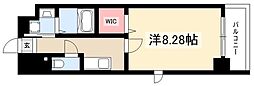 リラ出来町 1Kの間取図画像