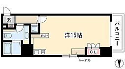 アルドゥ6 ワンルームの間取図画像