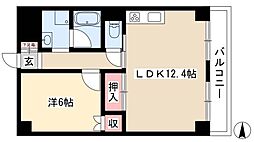 ハウスアベニュー 1LDKの間取図画像
