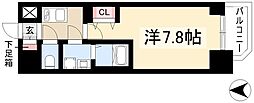 S-RESIDENCE葵 1Kの間取図画像