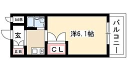 SH丸の内 1Kの間取図画像