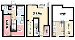 Arbol 1Kの間取図画像