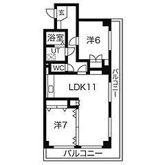 物件の間取り