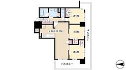 プレミスト泉レジデンス 3LDKの間取図画像