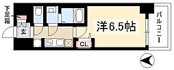 プレサンスTHE新栄 1Kの間取図画像