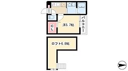 Sunlitgarden 1Kの間取図画像