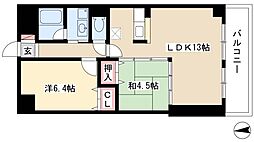 エクセレントA 2LDKの間取図画像