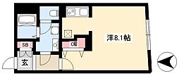 MTM東別院 1Kの間取図画像