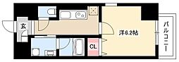 レガーロ 1Kの間取図画像