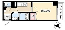 EsTRUTHPlusNORTH-NAGOYA 1Kの間取図画像